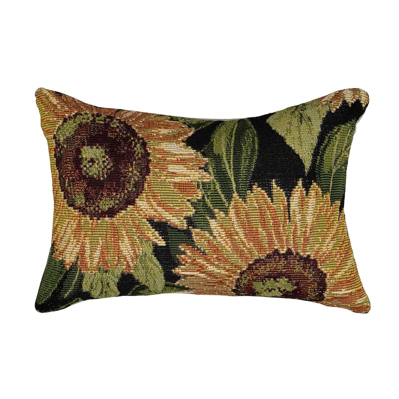 Liora Manne Marina Sunflowers Indoor/Outdoor Pillow