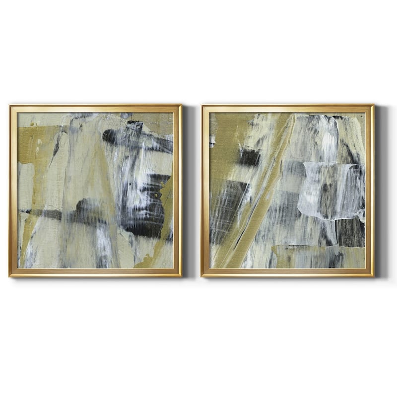 Alder Creek I-Premium Framed Canvas - Ready to Hang - Multi-Color - 22.5x22.5 - Gold