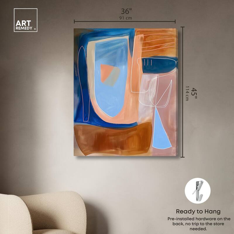 An Abstract Oil II Canvas by Art Remedy, Gallery Wrapped