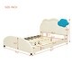 preview thumbnail 38 of 48, Cute Upholstered Bed Frame Cloud-Shaped