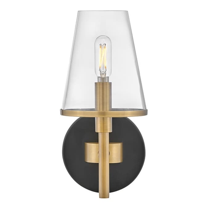 Hinkley Lighting 51080 Marten 11" Tall Bathroom Sconce with Clear
