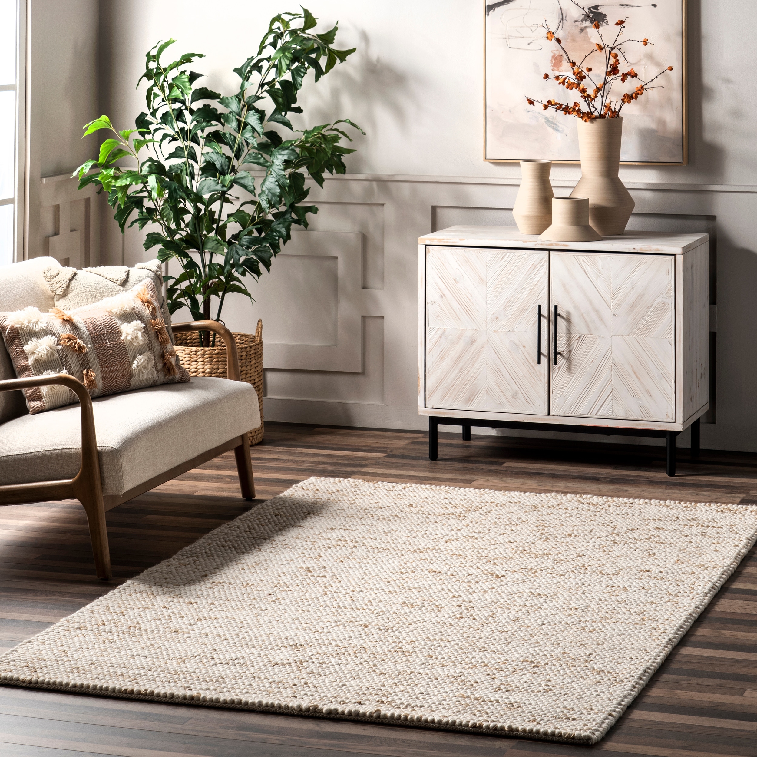 Nuloom Deeanna Casual Textured Wool Area Rug