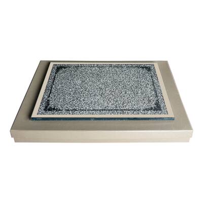 Ambrose Exquisite Glass Serving Tray in Gift Box