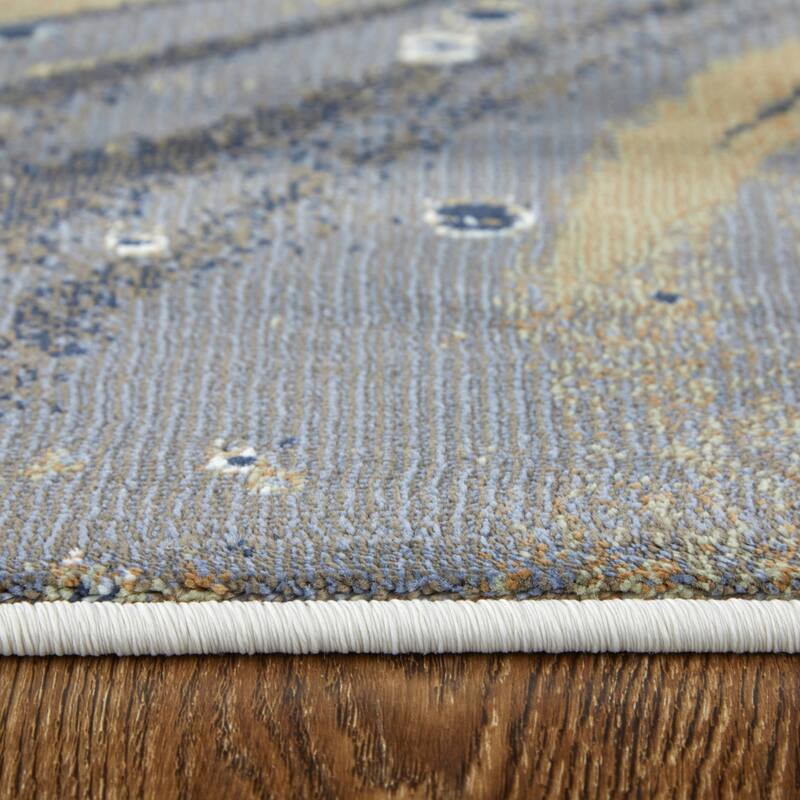 HomeRoots Abstract Bohemian Rectangle Area Rug