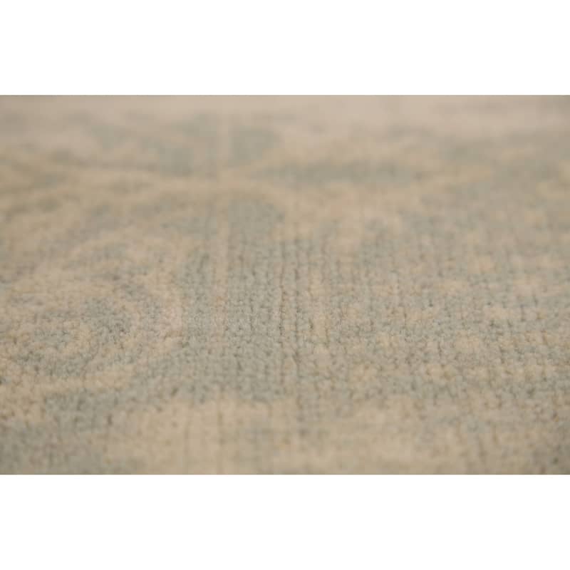Contemporary Abstract Oriental Area Rug Handmade Wool Carpet - 5'3"x 7'6"