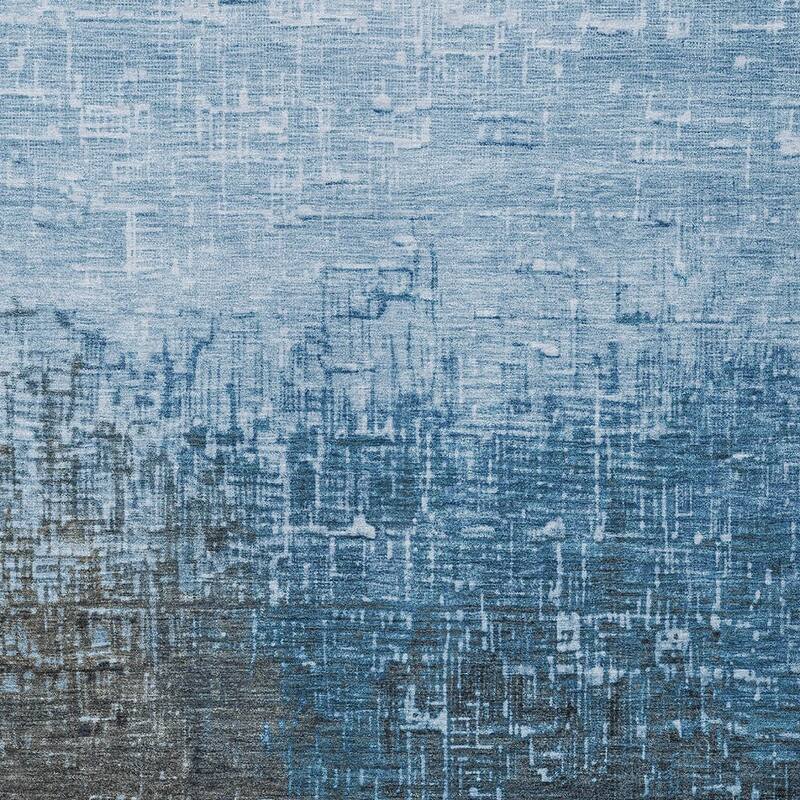 HomeRoots Ombre Transitional Rectangle Outdoor Rug