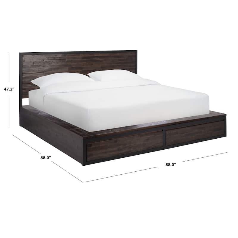 SAFAVIEH Couture Emmarose Storage Platform Bed