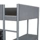 preview thumbnail 17 of 15, Full Size Loft Bed with Convertible Desk, Storage Shelf & 4 Drawers, Teddy Fleece Wood Bed Frame with Full-Length Guardrail
