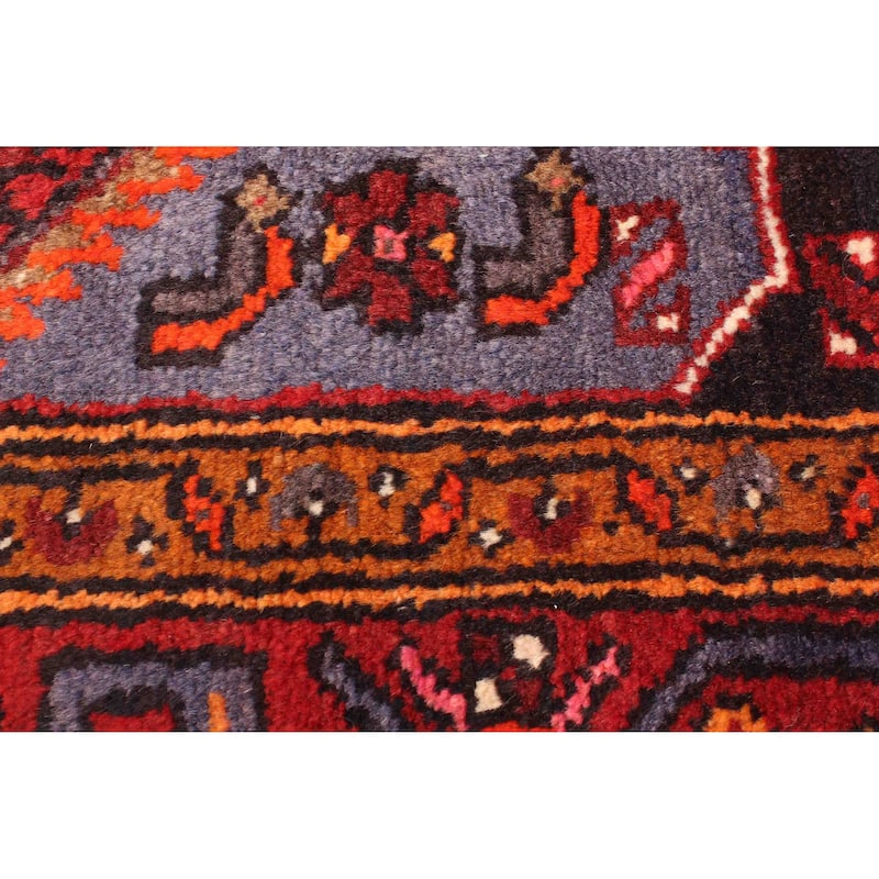 ECARPETGALLERY Hand-knotted Andelz Red Wool Rug - 4'9 x 6'9