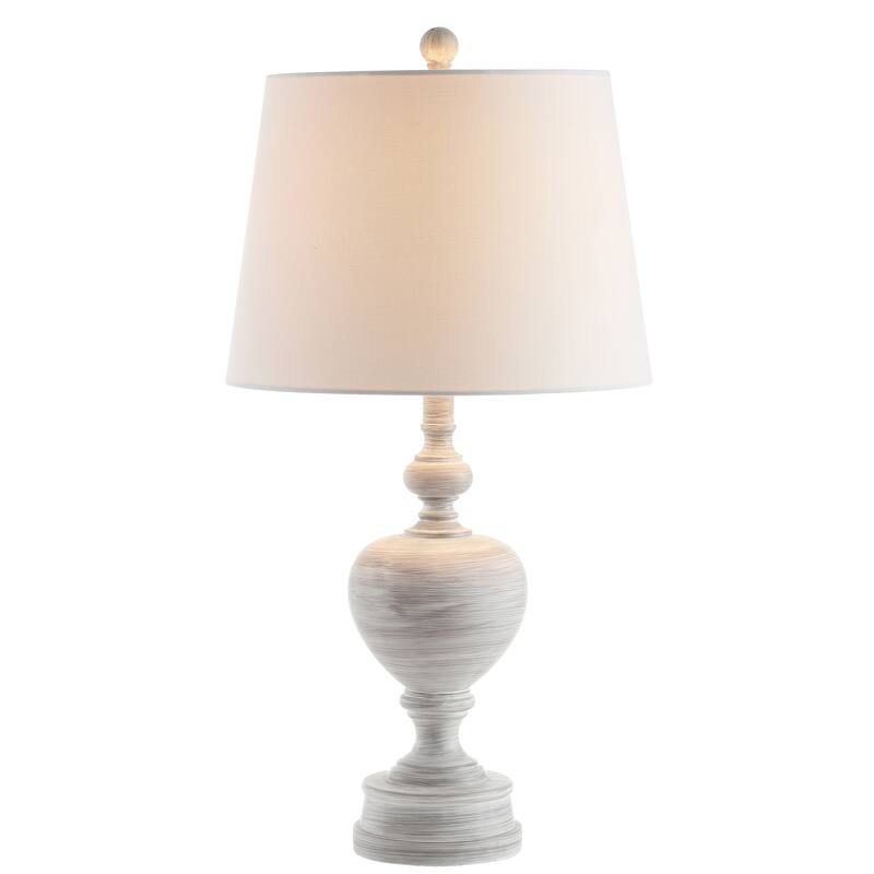 SAFAVIEH Lighting Janely 27-inch White LED Table Lamp (Set of 2) - 14"x14"x27" - 14Wx14Dx27H