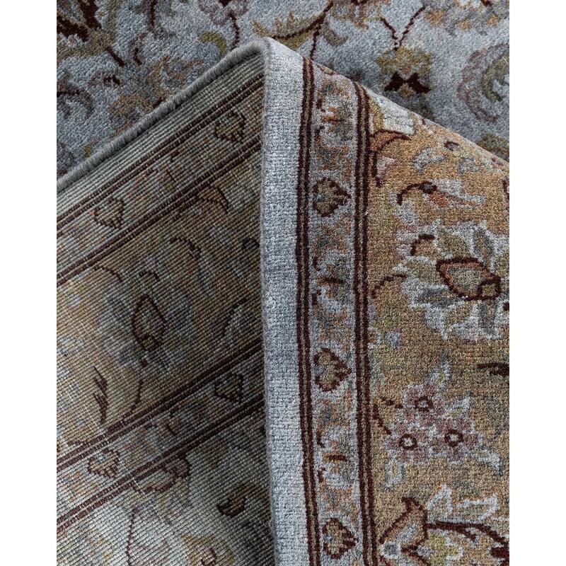 Contemporary Overdyed Wool Hand Knotted Area Rug - 3' 2" x 5' 3"