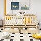 preview thumbnail 3 of 19, Full Size Daybed with Fence Guardrails and 2 Drawers