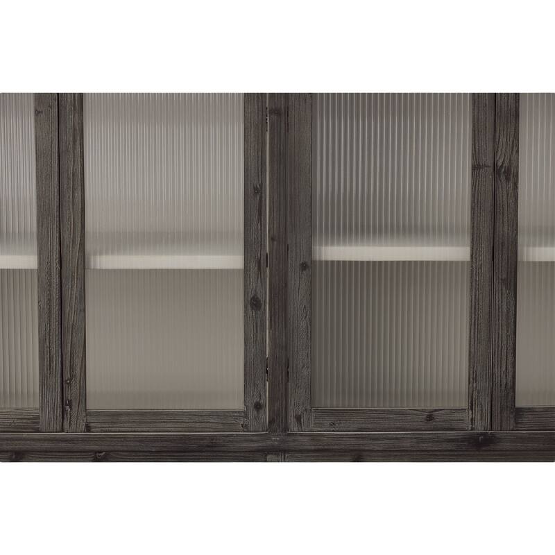 Hartnell 72-inch 4-Door Sideboard, Charcoal