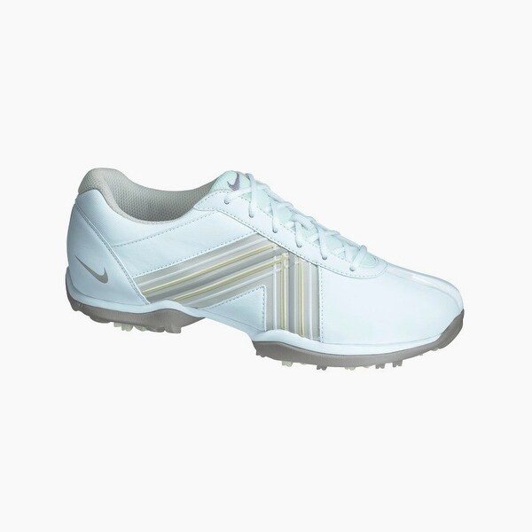 Nike Women's Delight White/ Grey/ Vapor Mauve Golf Shoes 549583-100 (9.5 Medium)
