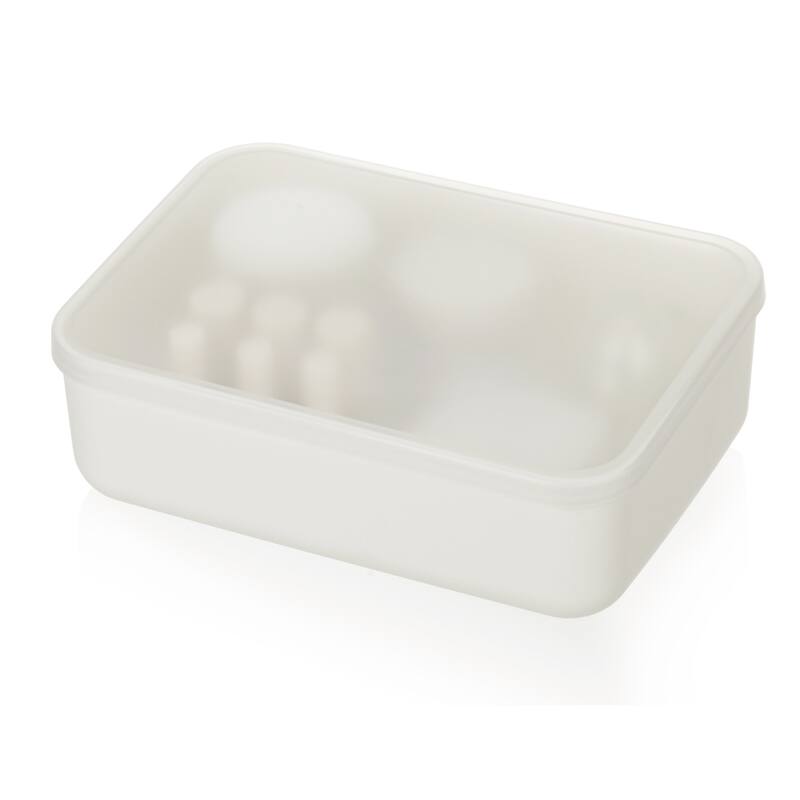 YBM Home Plastic Storage Bins with Lids for Organizing Small Household Items, Multipurpose for Classroom, Drawers, Desktop