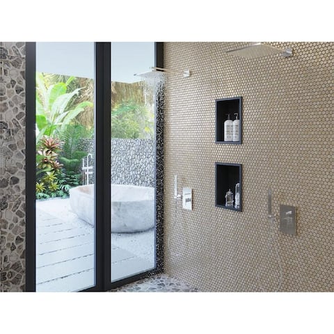 Apollo Tile 10 pack 10.8-in x 11.5-in Glossy Gold Hexagon Honed Glass Mosaic Floor and Wall Tile (8.63 Sq ft/case)