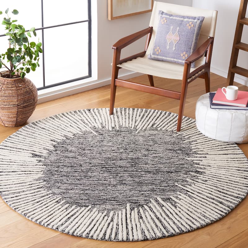 SAFAVIEH Handmade Abstract Deema Modern Wool Rug