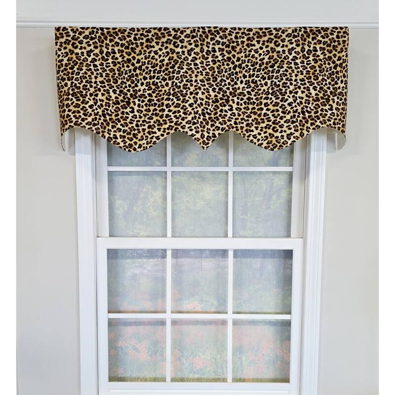 RLF Home Cheetah Regal Valance