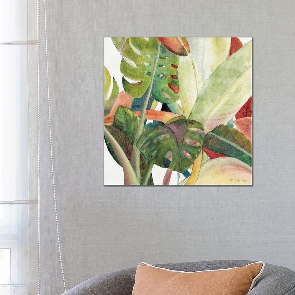 iCanvas "Tropical Lush Garden square I" by Marie Elaine Cusson Canvas Print