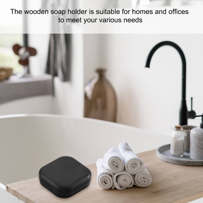 Wooden Soap Holder, Detachable Soap Box