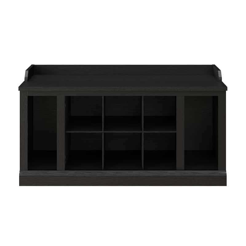 Woodland 40W Shoe Storage Bench with Shelves by Bush Furniture