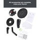 preview thumbnail 20 of 30, WOWOW Single Handle 5-Spray Round Shower Faucet with Tub Spout