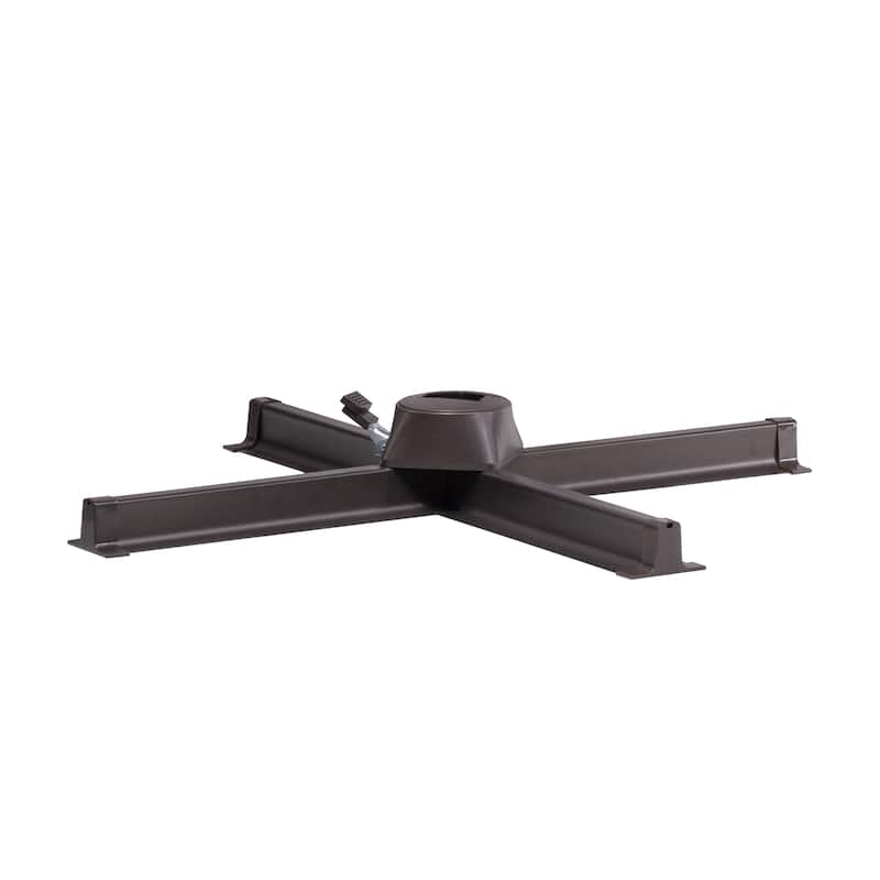 Outdoor 10ft Double Top Patio Cantilever Umbrella with Cross Base by Crestlive Products