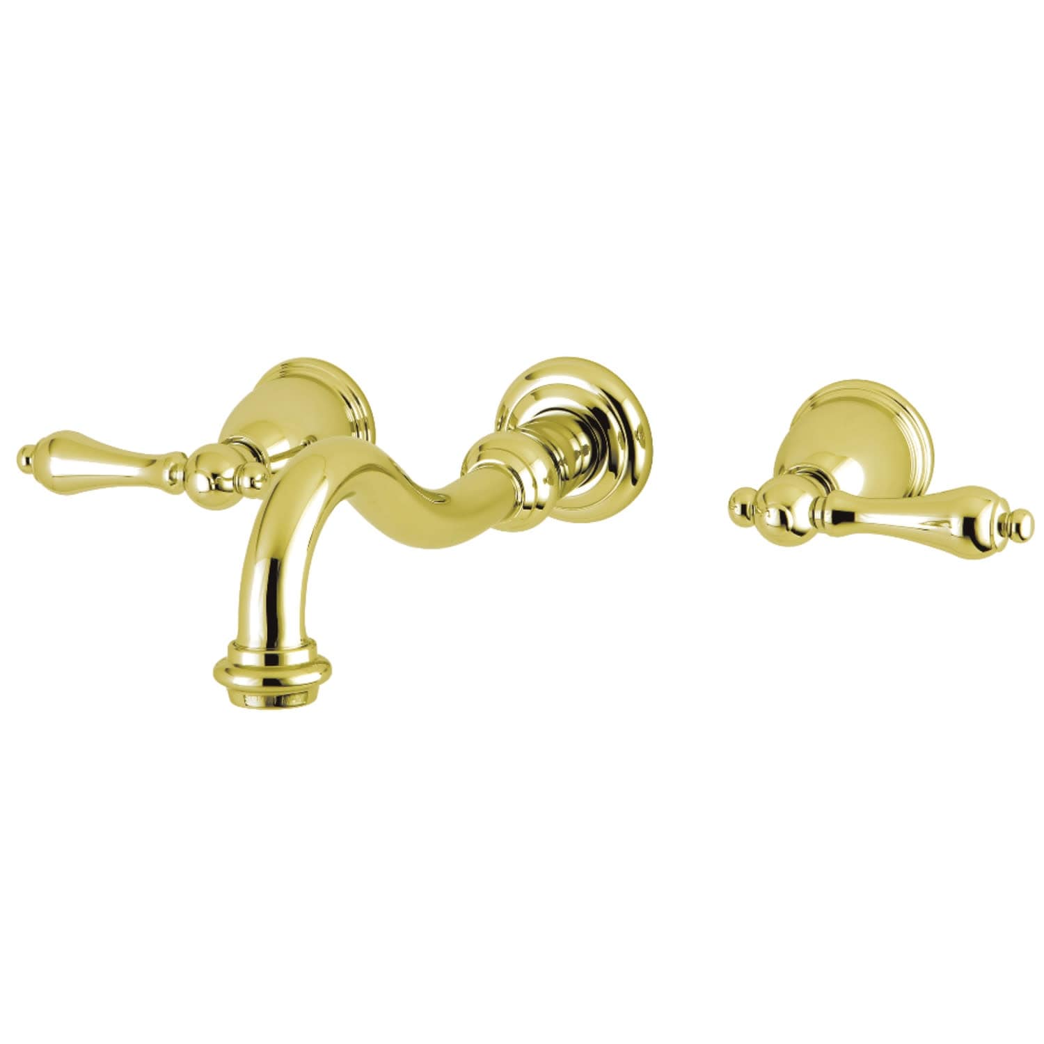Kingston Brass Vintage 1.2 GPM Wall Mounted Widespread Bathroom Faucet