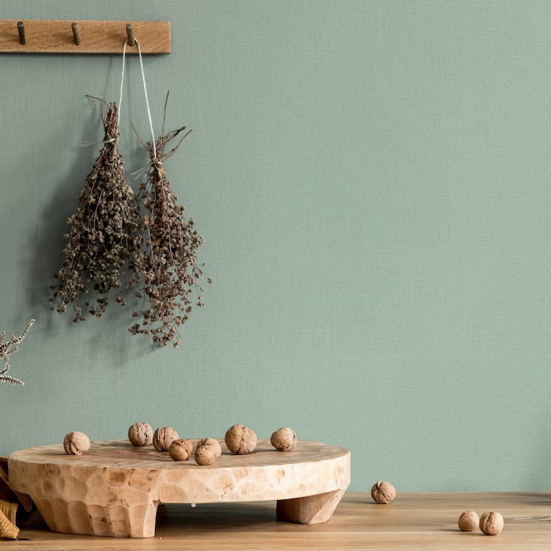 Galerie Wallcoverings Flora Matte Plain Texture Vinyl on Non-woven Matte Wallpaper Roll