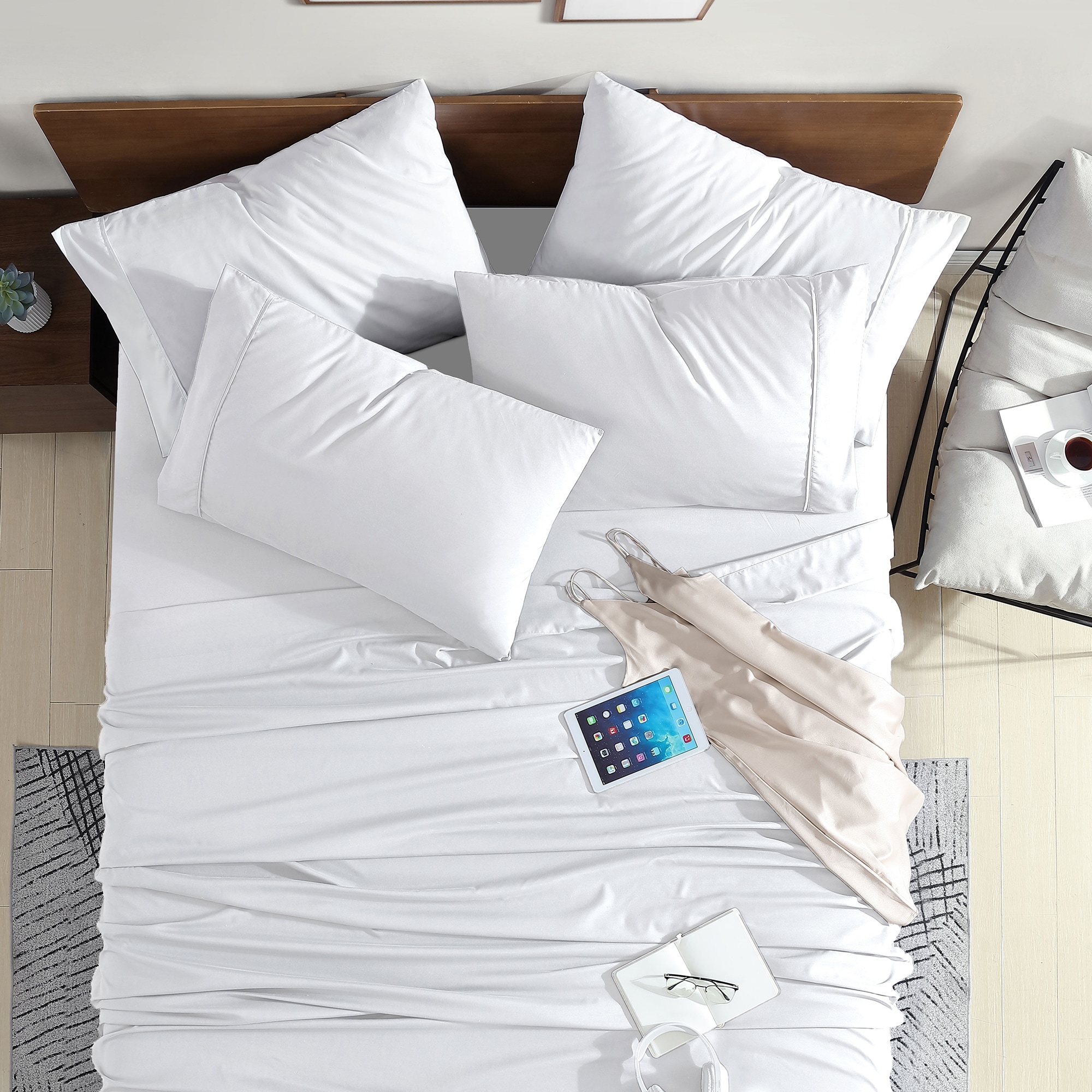 Swift Home Double Brushed Ultra Soft Microfiber Sheets - Picture 77 of 80