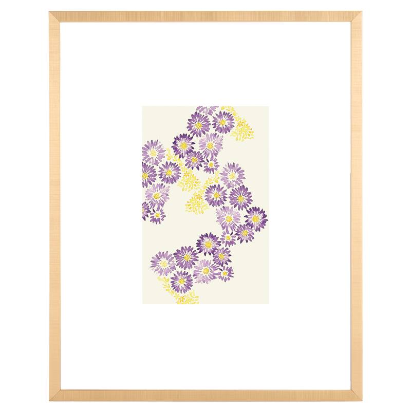 SAFAVIEH Podgorka Clematis Constellation 16 x 20-inch Framed Wall Art