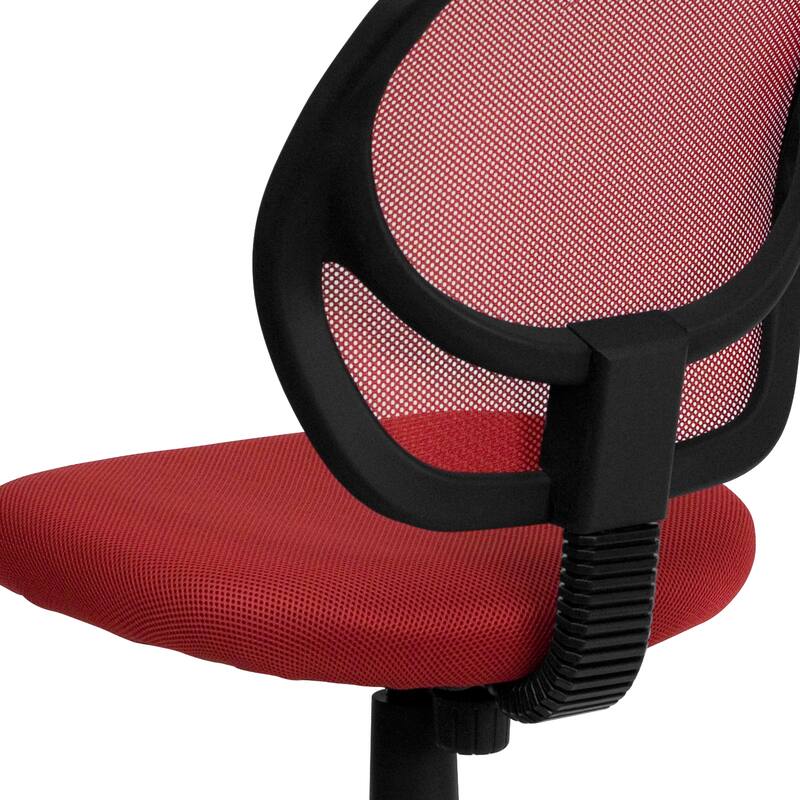 Low Curved Back Mesh Swivel Task Office Chair