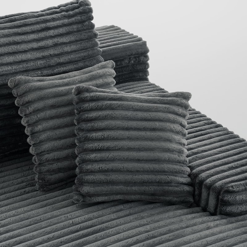 Cathy 82" W No Assembly Required Chaise Sofa Lounge Sectional Couch