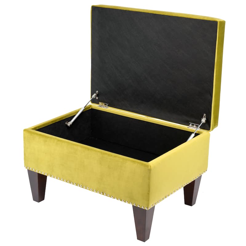 Transitional Brooklyn Upholstered Home Décor Storage Bench