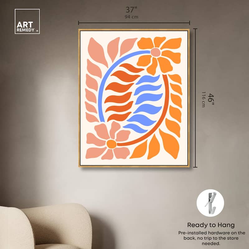 Floral Vine II Canvas by Art Remedy