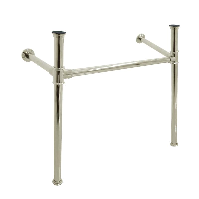 Fauceture Stainless Steel Console Sink Legs - Polished Nickel