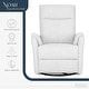 preview thumbnail 10 of 10, Evolur Noah Power Recline Glider with 275-Degree Swivel