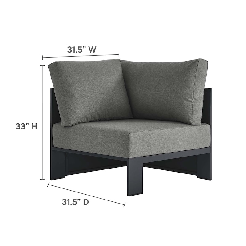Tahoe Patio Aluminum Modular Corner Chair