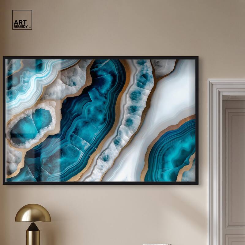 Opaline Undulation Shadowbox by Art Remedy