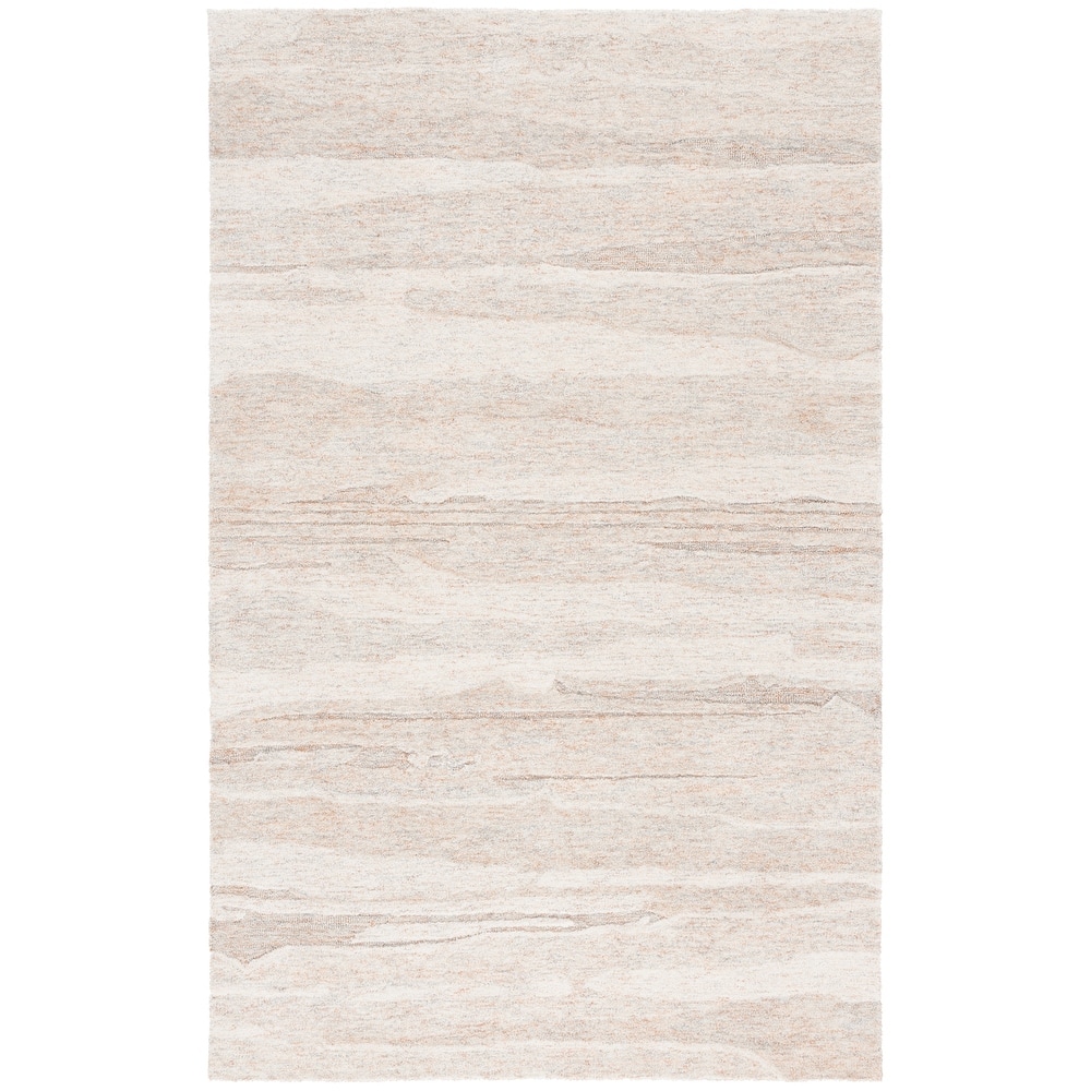 SAFAVIEH Handmade Ebony Barteldina Modern & Contemporary Wool Rug