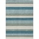 preview thumbnail 18 of 149, Machine Washable Indoor/ Outdoor Cabana Stripe Chantille Rug