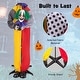 preview thumbnail 5 of 8, Costway 4.5FT Grins Animatronic Clown Halloween Decoration w/ - See Details