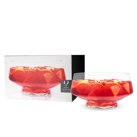 Footed Punch Bowl by Viski - 7" x 12"