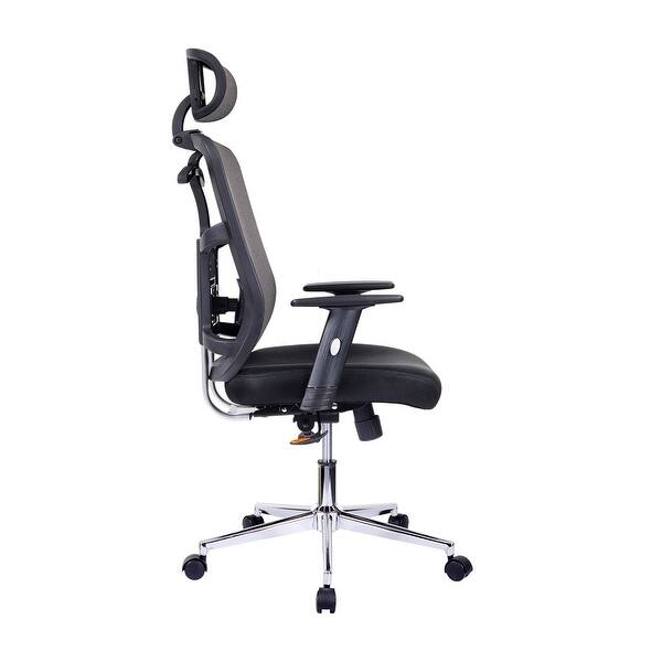 High Back Executive Mesh Office Chair with Arms, Lumbar Support and