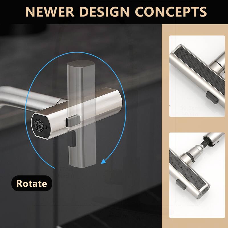 Versatile Kitchen Sink Faucet with Pull Out Sprayer