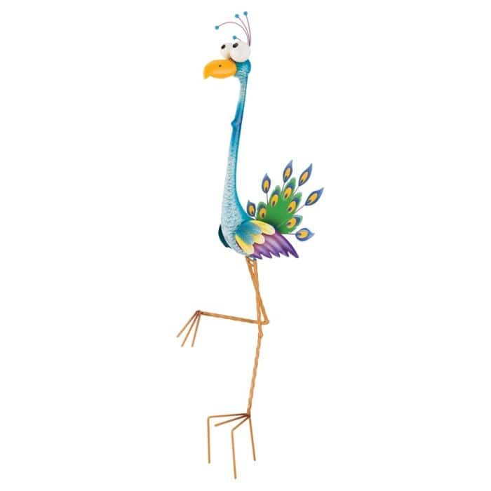 Goofy Bird Stake - Peacock
