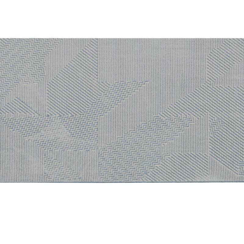 Calvin Klein Orlando Geometric Textured Modern Area Rug