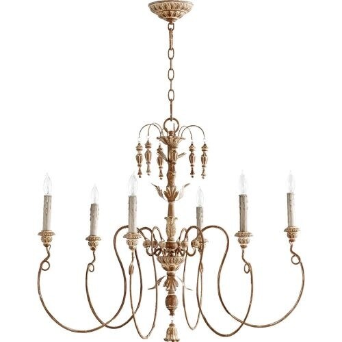 Quorum International 6006-6 Salento 6 Light 1 Tier Chandelier