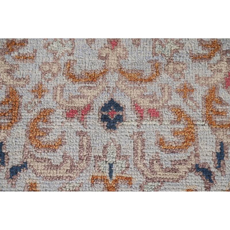 Heriz Serapi Oriental Octagon Rug Hand-Knotted Wool Carpet - 5'11"x 5'11"