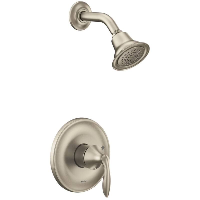 Moen Eva Shower Only Trim Package with 1.75 GPM Single Function Shower - Brushed Nickel